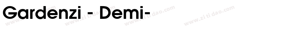 Gardenzi - Demi字体转换